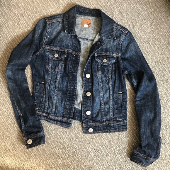 American Eagle Women's Denim Jean Jacket - Picture 1 of 3